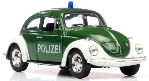 WELLY METAL CAR VOLKSWAGEN BEETLE ПОЛИЦИЯ