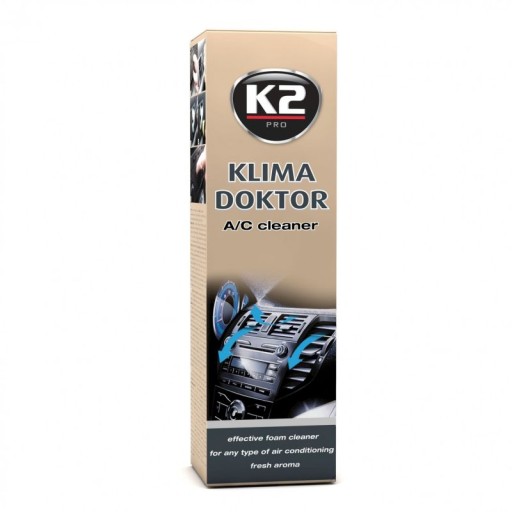 K2 W100 Klima Doktor — средство для удаления плесени из кондиционеров, 500 мл