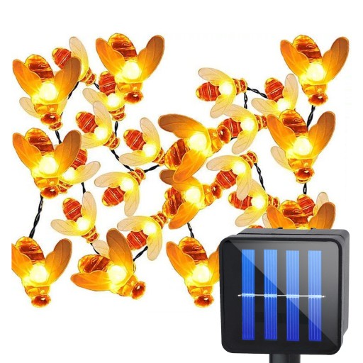 Садовые гирлянды на солнечных батареях BEES 20x LED