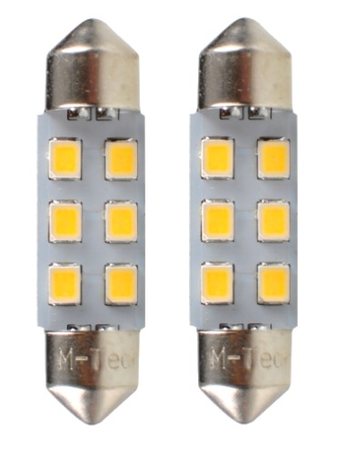 Светодиодный диод L028 - C5W 36мм 6xSMD2835 белый