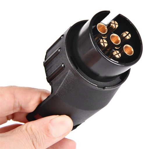PRZEJŚCIÓWKA ADAPTER GNIAZDO PRZYCZEPY 7/13 PIN REDUKTOR REDUKCJA GNIAZDA