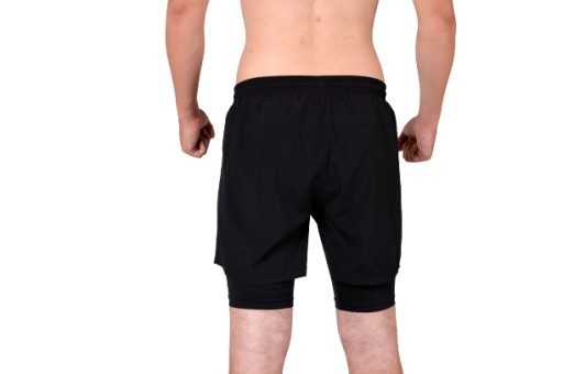 WYPRZ!!! UNISEX spodenki do biegania czarne M