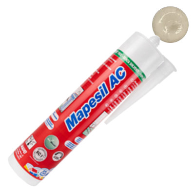MAPEI санитарный силикон 310мл MAPESIL AC - цвет 130 жасмин
