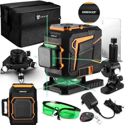 3D КРЕСТОВЫЙ ЛАЗЕРНЫЙ САМОВЫРАВНИВАЮЩИЙСЯ ПЛОСКОСТЬ ЛАЗЕРНЫЙ УРОВЕНЬ DEKO