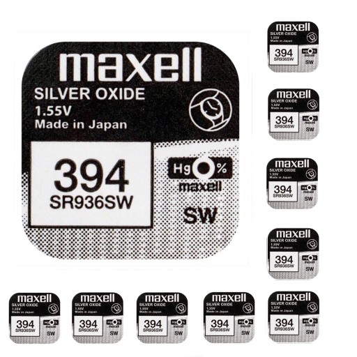 АККУМУЛЯТОР MAXELL 394 SR936SW 1,55В 10 ШТ.