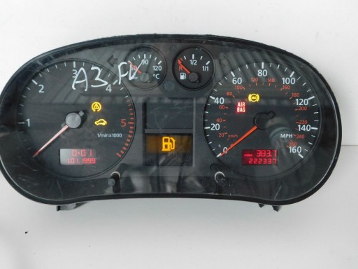 Счетчик часов Audi A3 8L 1.9 TDI дизель 1/2 FIS