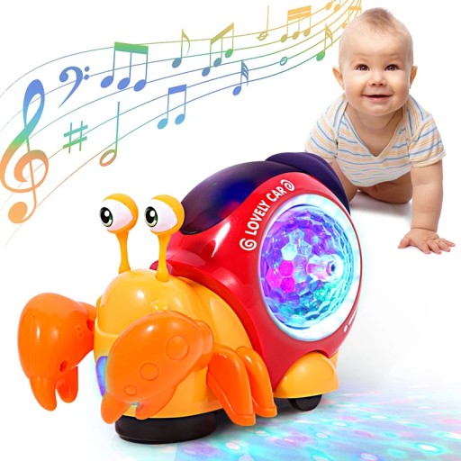 ИНТЕРАКТИВНАЯ ИГРА УЛИТКИ СО ЗВУКОВЫМ СВЕТОДИОДОМ INTERACTIN MUSICAL RED