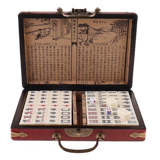 Древняя китайская настольная игра Маджонг 144