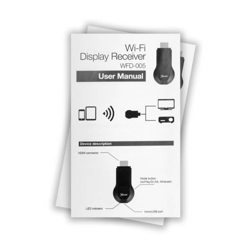 XENIC WiFi-дисплей-ресивер Miracast AirPlay DLNA