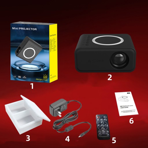 USB LED HD ПОЛНЫЙ МИНИ ПОРТАТИВНЫЙ ПРОЕКТОР