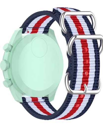 Нейлоновый ремешок-петля для Omega X Swatch Speedmaster Joint MoonSwatch 20 мм, мужские