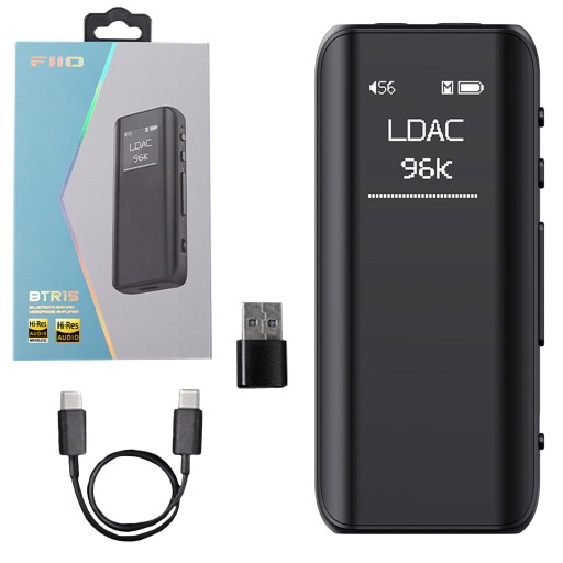 ПОРТАТИВНЫЙ УСИЛИТЕЛЬ ДЛЯ НАУШНИКОВ FiiO BTR15 USB-ЦАП + АКСЕССУАРЫ