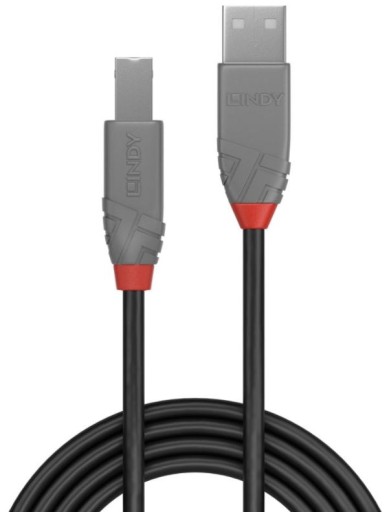 Кабель USB 2.0 A-B 2M до принтера DAC Lindy 36673