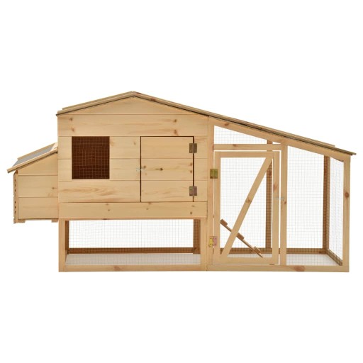 Клетка для кур VidaXL, массив сосны, 17 шт.