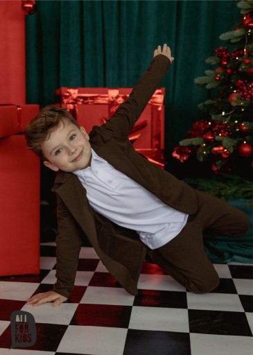 Коричневая куртка All For Kids 128/134