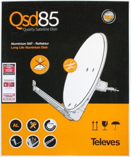 TELEVES QSD 85 Спутниковая антенна Алюминий 7903 Спутниковая антенна ALU