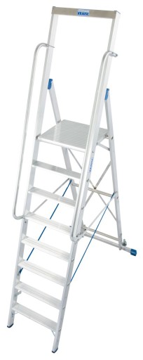Передвижная лестница с платформой Krause Stabilo 1x8
