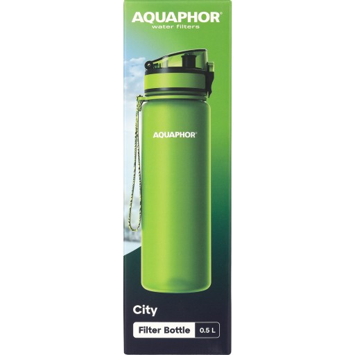 Аквафора Bidon Filtering Bottle для зеленой воды 0,5 л + твердый фильтр