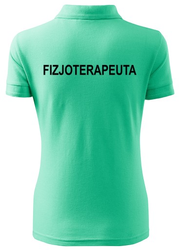 Женский поло T -Fyhirt Physiotherapist размер XXL 95