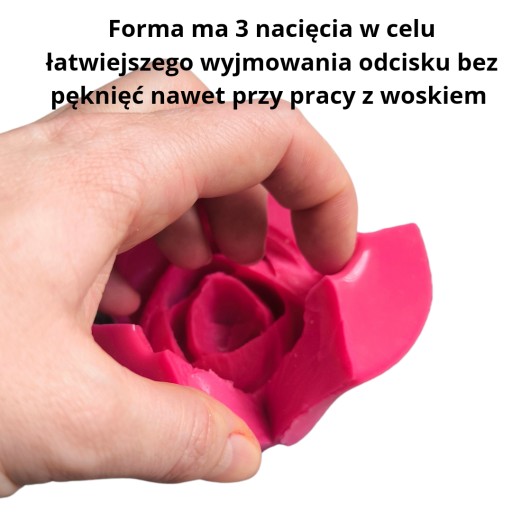 FORMA SILIKONOWA KROKUS FREZJA DO ŚWIEC MYDŁA WOSKU KWIAT DO BUKIETÓW