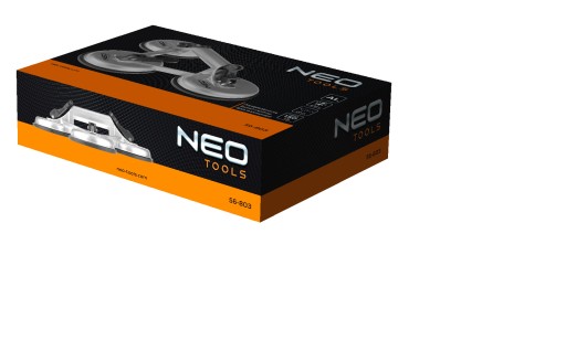 NEO КРЕПЛЕНИЕ С ПРИСОСКАМИ x3 АЛЮМИНИЙ, СТЕКЛО, МЕТАЛЛ, ПЛИТЫ, 150 кг