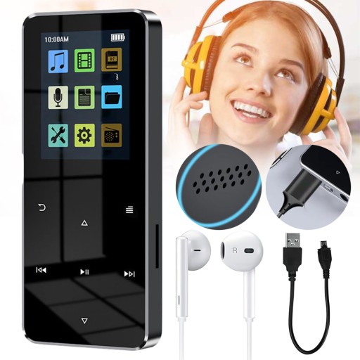 МУЗЫКАЛЬНЫЙ ПЛЕЕР С ДИНАМИКОМ, ЗВУК HIFI БЕЗ ПОТЕРЬ, 16 ГБ, ПОРТАТИВНЫЙ