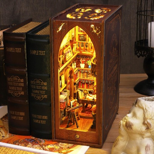 Деревянные подставки для книг 3D-пазлы