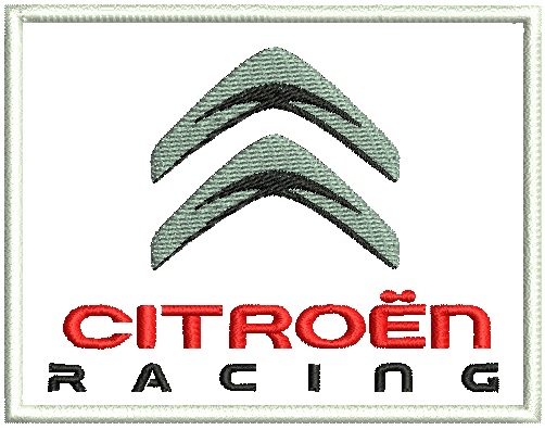 Нашивка Citroën RACING Приложение Тюнинг Вышивка