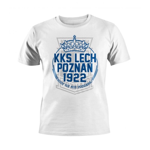 Детская футболка Krąg Lech Poznań, белая, размер 104