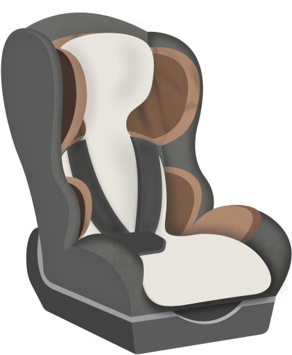 ПРОТИВОПЯТНОСТНАЯ ВСТАВКА ДЛЯ СИДЕНЬЯ ДЛЯ КОЛЯСКИ SUPER AIR BABYMAM