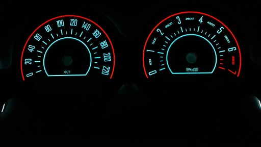 Стрелки одометра Dodge Challenger 11-14 INDIGLO