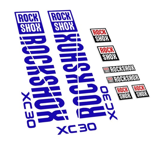 Совместимые наклейки для вилок Rock Shox XC30.
