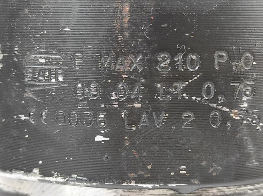 SAIP 0.75L 210BAR M18 ГИДРОАККУМУЛЯТОР ГИДРАВЛИЧЕСКИЙ АМОРТИЗАТОР