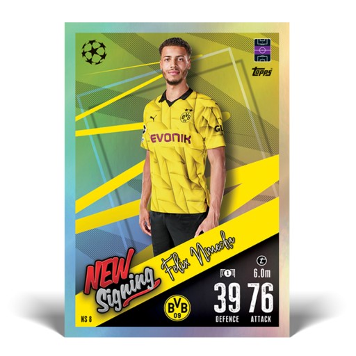 Мультипак Mega Update 1 Match Attax 2024 Новые футбольные карточки