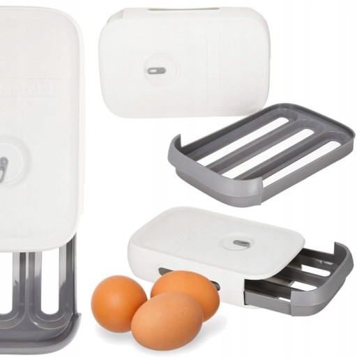 POJEMNIK NA JAJKA DO LODÓWKI EGG BOX SZUFLADA