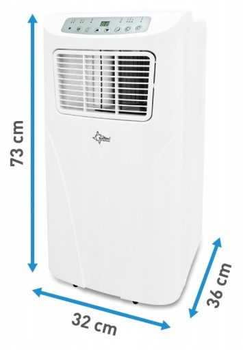 -35% KLIMATYZATOR przenośny OSUSZACZ 2,6kW 34m² !