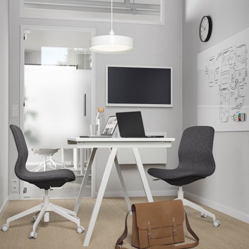IKEA TROTTEN Письменный стол, белый, 120x70 см