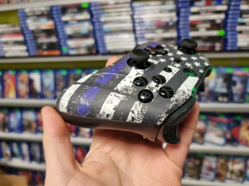 30. ПАНЕЛЬ КОНТРОЛЛЕР XBOX ONE SERIES S X PC CUSTOM ФЛАГ США + РЕЗИНОВЫЕ РУЧКИ