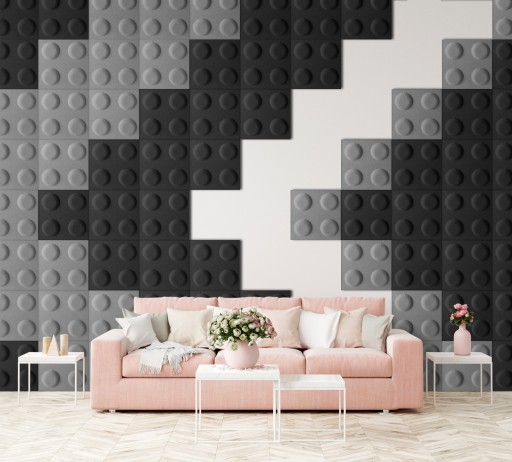 KKP Фетровый панель Folte KLOCEK 60x30 СИНИЙ soft