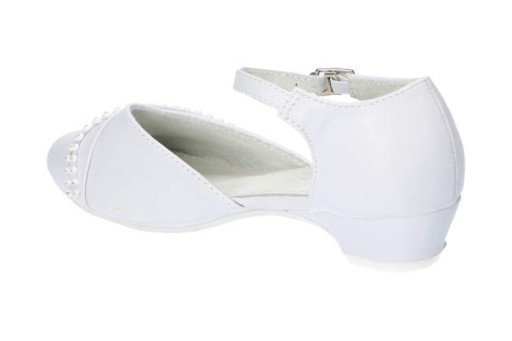 KOM30 BUTY KOMUNIJNE DLA DZIEWCZYNEK BIAŁE 32