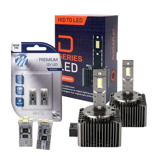 Модернизация светодиодов D1S Plug&Play 2 шт. 6000K + LB329W