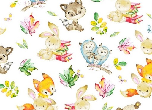 Pielucha Flanelowa 70x80 Wesołe Zwierzątka