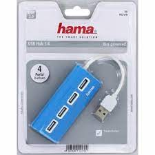Хабы и концентраторы Hama 480 Мбит/с Blue