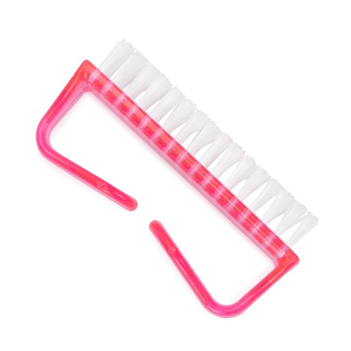 Szczoteczka Do Pyłu Paznokci Średnia Manicure 7 cm Różowa