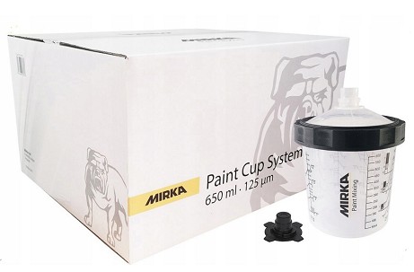 Краска Mirka PCS стаканчики 650мл 125мкм 9190170650 (в упаковке 50шт)