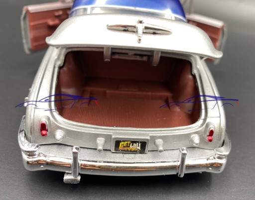 Chevy Bel Air 1950 серебристый 1:24 Motormax 79026