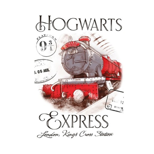 Przedszkolny ręcznik dziecięcy 30x50 Harry Potter Hogwarts Express