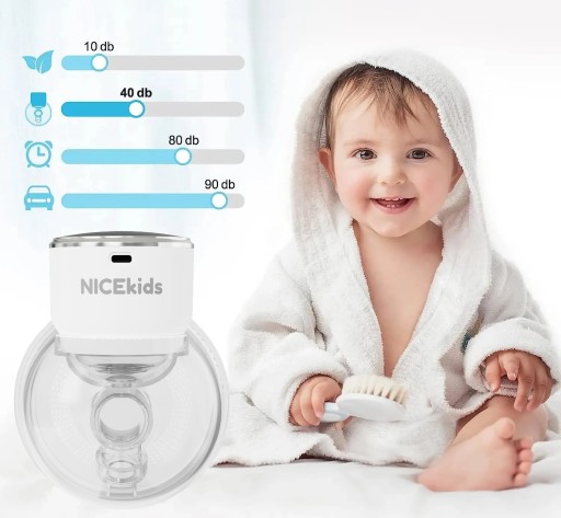 ТРЕХФАЗНЫЙ ЭЛЕКТРИЧЕСКИЙ МОЛОКООТОС ПОРТАТИВНЫЙ NICEKIDS БЕЗ BPA