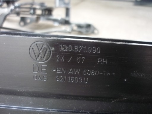 КАРКАС МЕХАНИЗМА ЦИЛИНДР ВЕРХА ПЕРЕДНИЙ ПРАВЫЙ VW EOS