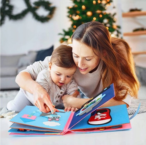 ОБРАЗОВАТЕЛЬНАЯ МОНТЕССОРИ СЕНСОРНАЯ ИГРУШКА 3D КНИГА